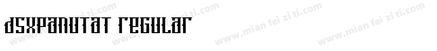 DSX-PaNuTat Regular字体转换